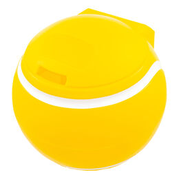 Tegra Abfallbehälter in Ballform gelb